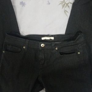 A pair of black jeans